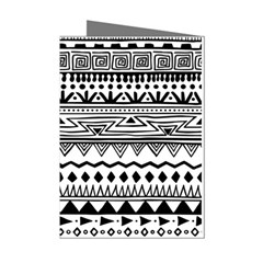 Boho-style-pattern Mini Greeting Cards (pkg Of 8) by Salman4z