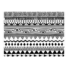 Boho-style-pattern Two Sides Premium Plush Fleece Blanket (mini) by Salman4z