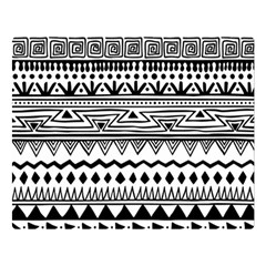 Boho-style-pattern Two Sides Premium Plush Fleece Blanket (large) by Salman4z