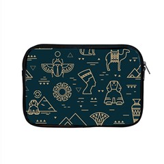 Dark-seamless-pattern-symbols-landmarks-signs-egypt -- Apple Macbook Pro 15  Zipper Case by Salman4z