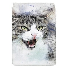 Cat Pet Art Abstract Watercolor Removable Flap Cover (s)