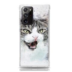 Cat Pet Art Abstract Watercolor Samsung Galaxy Note 20 Ultra Tpu Uv Case by Jancukart