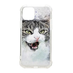 Cat Pet Art Abstract Watercolor Iphone 11 Pro 5 8 Inch Tpu Uv Print Case