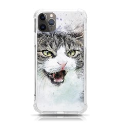 Cat Pet Art Abstract Watercolor Iphone 11 Pro Max 6 5 Inch Tpu Uv Print Case