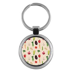 Vegetables Key Chain (round) by SychEva