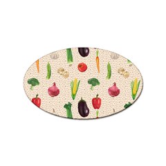 Vegetables Sticker Oval (100 Pack) by SychEva