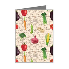 Vegetables Mini Greeting Card by SychEva