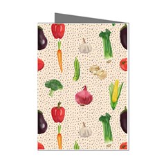 Vegetables Mini Greeting Cards (pkg Of 8)