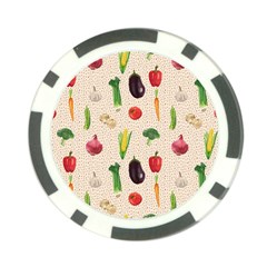 Vegetables Poker Chip Card Guard by SychEva