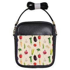 Vegetables Girls Sling Bag by SychEva