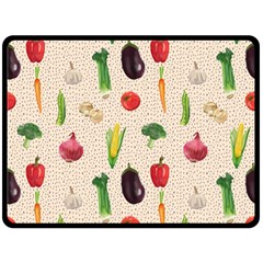 Vegetables Fleece Blanket (large) by SychEva