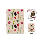 Vegetables Playing Cards Single Design (Mini) Back