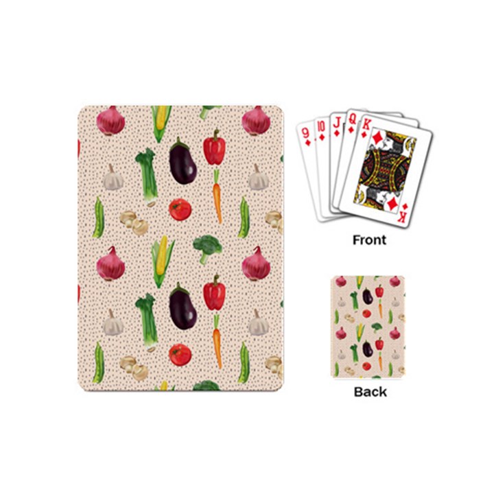 Vegetables Playing Cards Single Design (Mini)