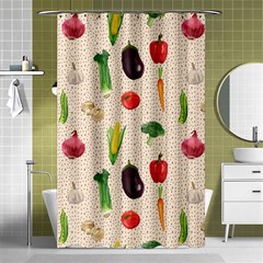 Vegetables Shower Curtain 48  X 72  (small)  by SychEva