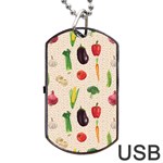 Vegetables Dog Tag USB Flash (Two Sides) Front