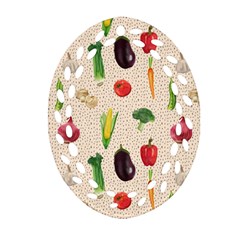 Vegetables Ornament (oval Filigree) by SychEva