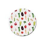 Vegetable Magnet 3  (Round) Front