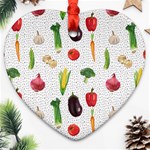 Vegetable Heart Ornament (Two Sides) Front