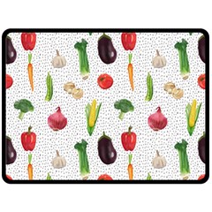 Vegetable Fleece Blanket (large) by SychEva