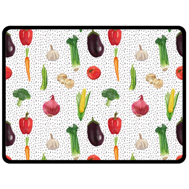 Vegetable Fleece Blanket (Large)