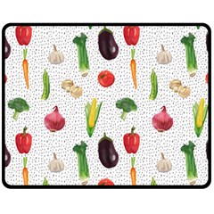 Vegetable Fleece Blanket (medium) by SychEva