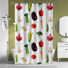 Vegetable Shower Curtain 48  X 72  (small)  by SychEva