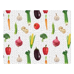 Vegetable Two Sides Premium Plush Fleece Blanket (large) by SychEva