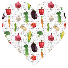 Vegetable Wooden Puzzle Heart by SychEva