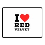 I love red velvet Two Sides Fleece Blanket (Small) 45 x34  Blanket Front