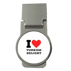 I Love Turkish Delight Money Clips (round)  by ilovewhateva