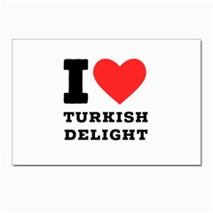 I Love Turkish Delight Postcard 4 x 6  (pkg Of 10) by ilovewhateva