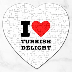 I Love Turkish Delight Jigsaw Puzzle (heart) by ilovewhateva