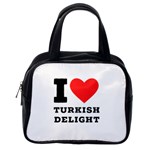 I love Turkish delight Classic Handbag (Two Sides) Back