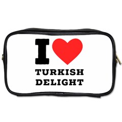 I Love Turkish Delight Toiletries Bag (two Sides) by ilovewhateva