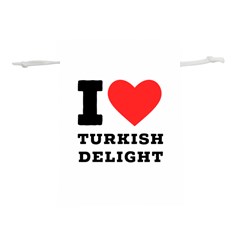 I Love Turkish Delight Lightweight Drawstring Pouch (m) by ilovewhateva