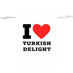 I Love Turkish Delight Lightweight Drawstring Pouch (xl) by ilovewhateva