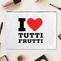 I Love Tutti Frutti Cosmetic Bag (xl) by ilovewhateva