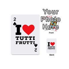 I Love Tutti Frutti Playing Cards 54 Designs (mini) by ilovewhateva