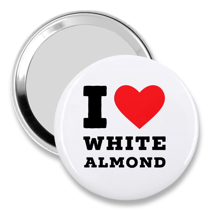 I love white almond 3  Handbag Mirrors