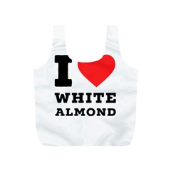 I Love White Almond Full Print Recycle Bag (s) by ilovewhateva