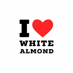 I Love White Almond Wooden Puzzle Square by ilovewhateva