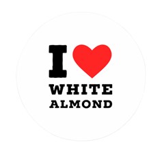 I Love White Almond Mini Round Pill Box (pack Of 5) by ilovewhateva