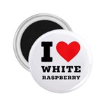 I love white raspberry 2.25  Magnets Front