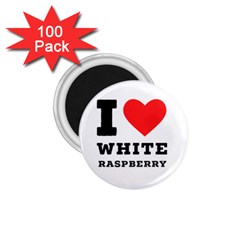 I Love White Raspberry 1 75  Magnets (100 Pack)  by ilovewhateva