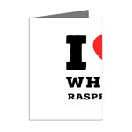 I love white raspberry Mini Greeting Cards (Pkg of 8) Right