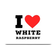 I Love White Raspberry Plate Mats by ilovewhateva