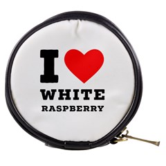 I Love White Raspberry Mini Makeup Bag by ilovewhateva