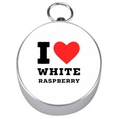 I Love White Raspberry Silver Compasses by ilovewhateva