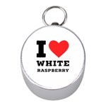 I love white raspberry Mini Silver Compasses Front