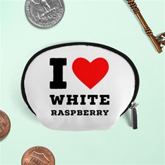 I Love White Raspberry Accessory Pouch (small) by ilovewhateva